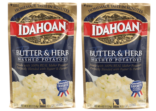 Idahoan Butter & Herb Mashed Potatoes 2 Pack