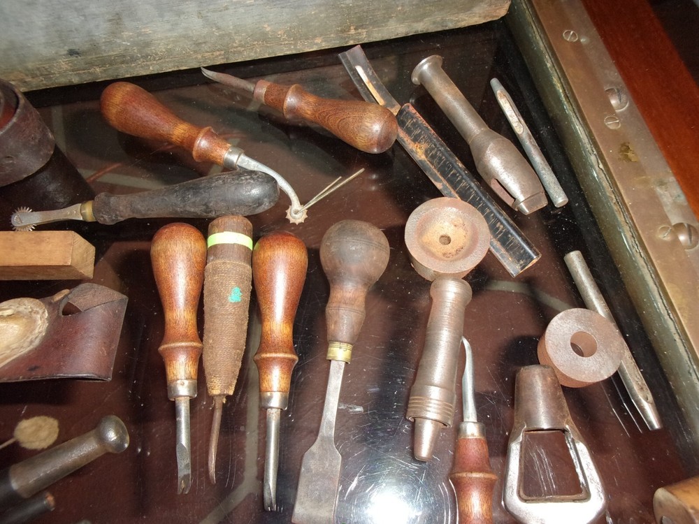 Antique Sailmakers shipwright shipbuilding tool kit