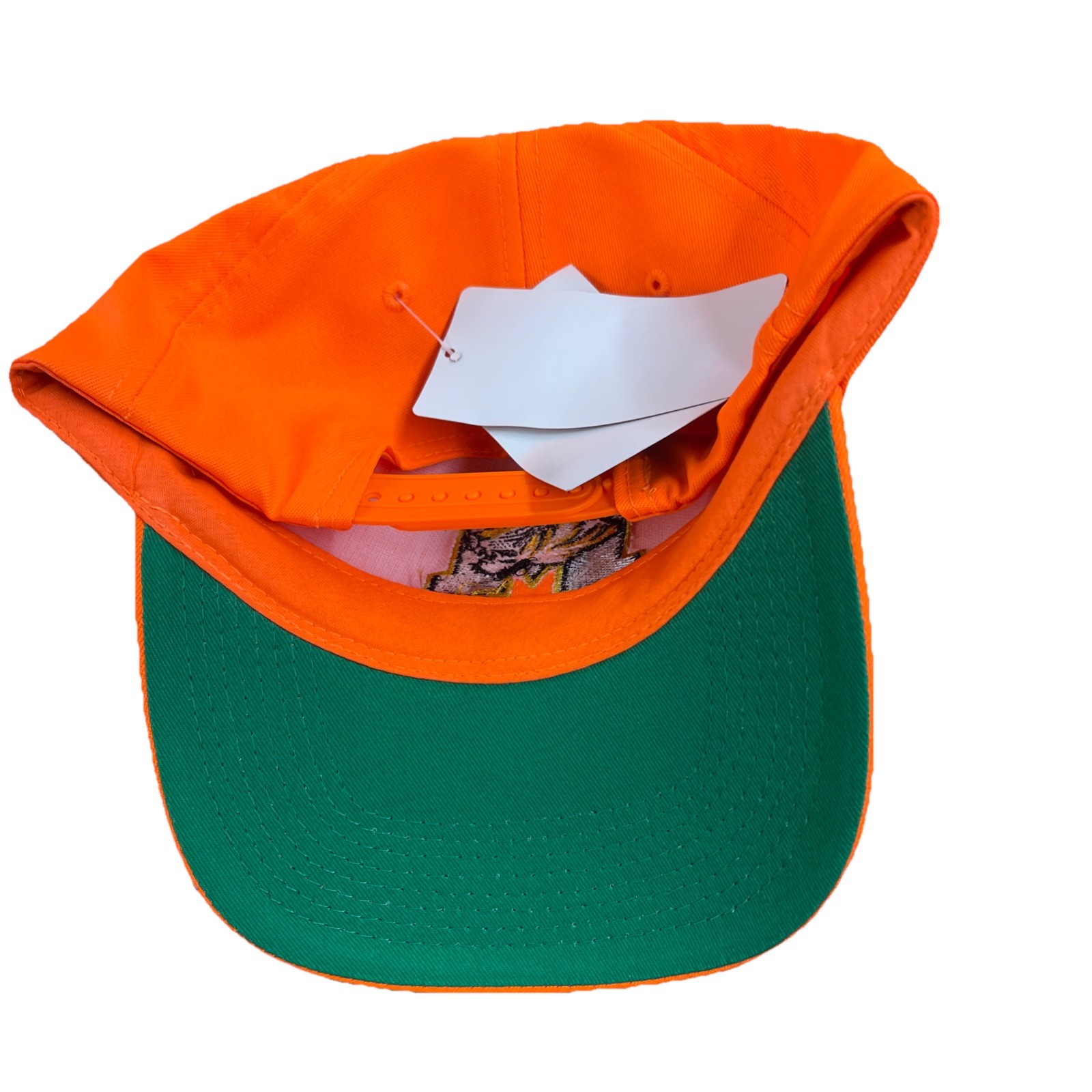 MISSOURI TIGERS Orange 90S GOLF SNAPBACK DEADSTOCK HAT CAP VINTAGE F2