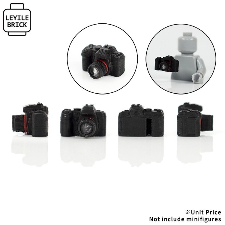 Leyile Custom Camera Accessory for Minifigures -Pick Color!-