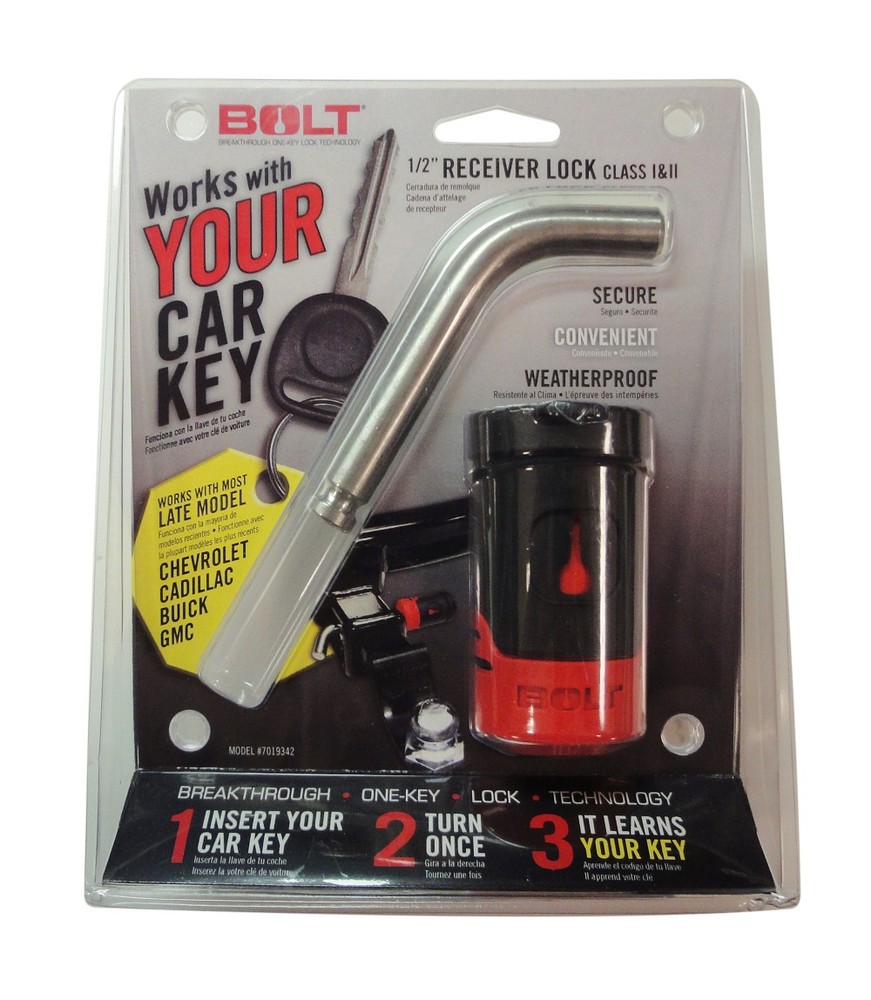 BOLT 7019342 Trailer Hitch Lock