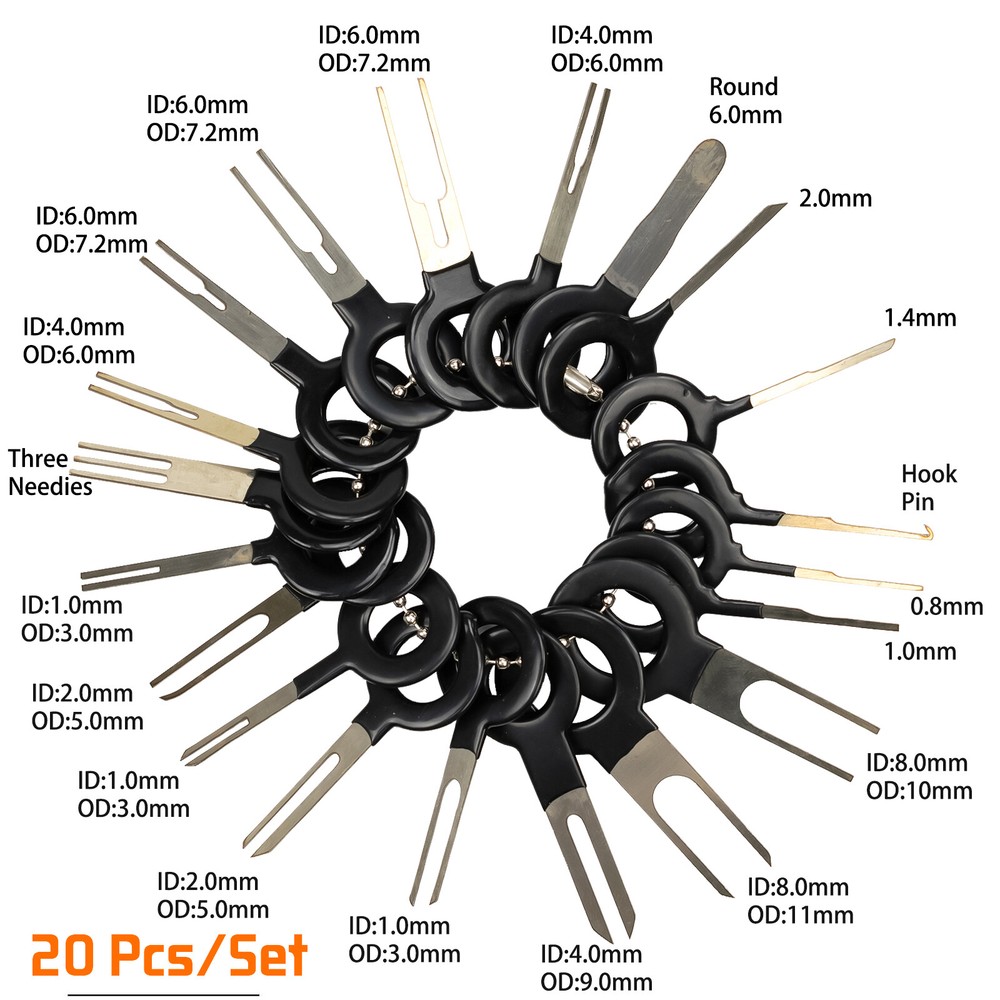 Car Terminal Removal Tool Electrical Wire Plug Connector Pin Extractor Kit A X52