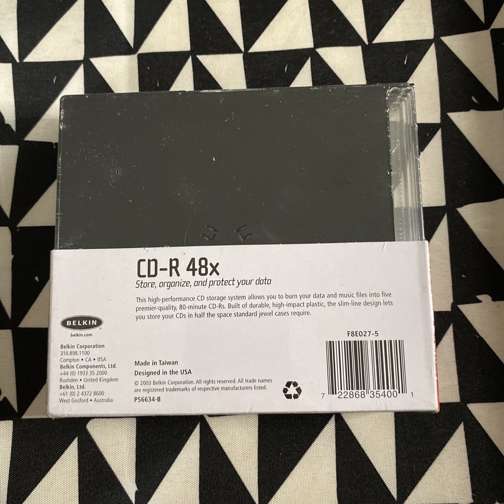 Belkin Slimpak CD-R 48x - 5 Pack