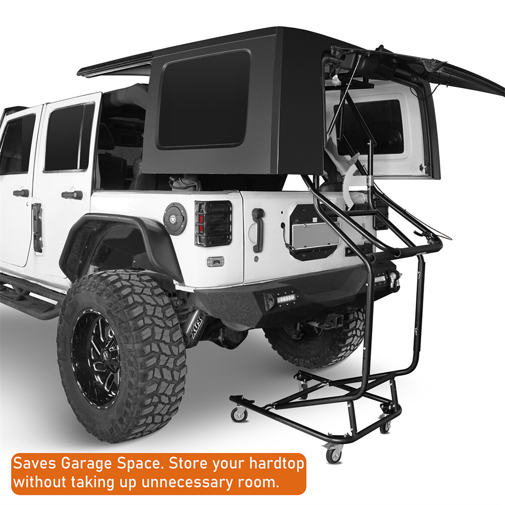 Hardtop Storage Removal Lift Cart Fit 97-24 Jeep Wrangler TJ JK JL & Ford Bronco