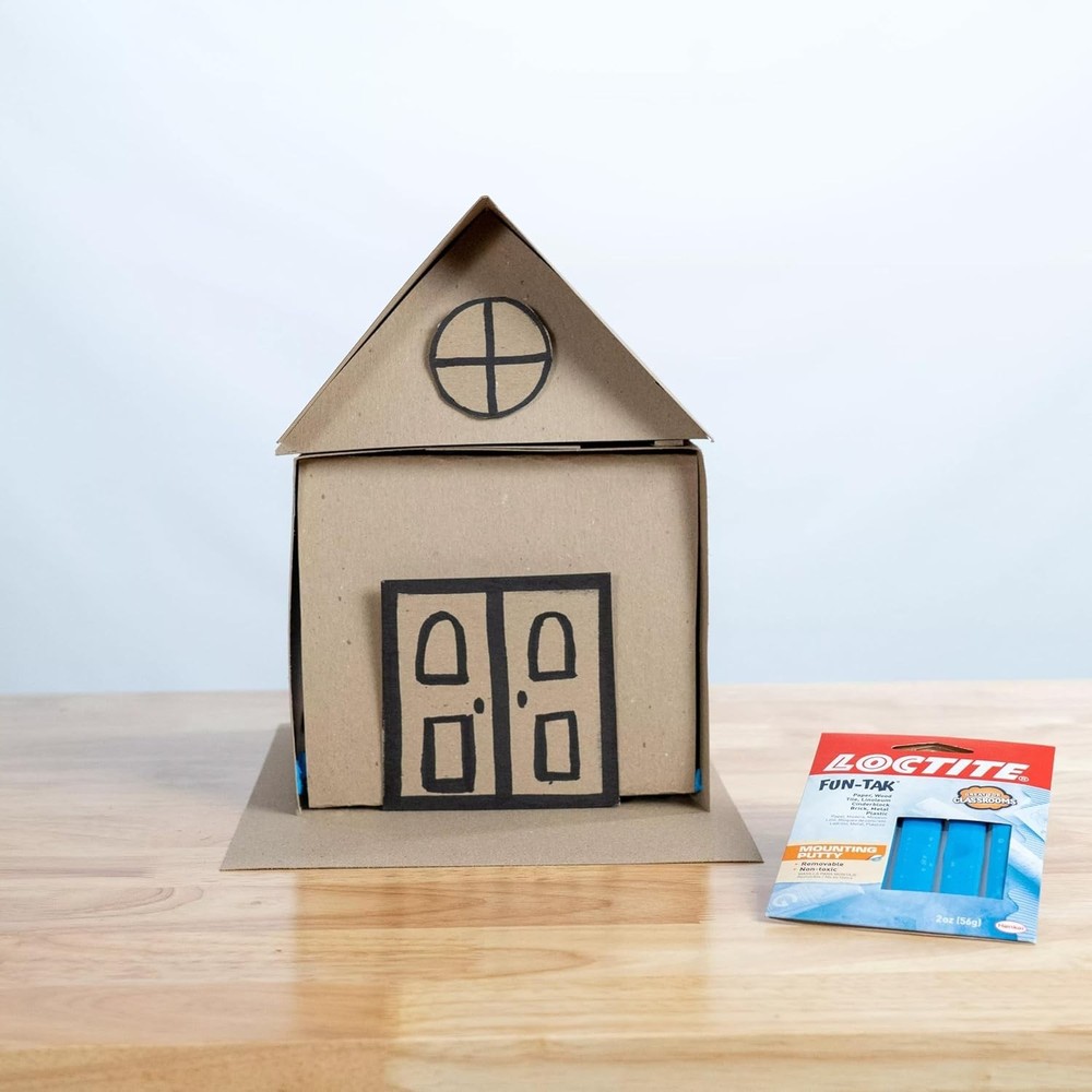 2 oz Fun-Tak Blue Putty - Long Lasting, Self Adhesive & Repositionable Solution