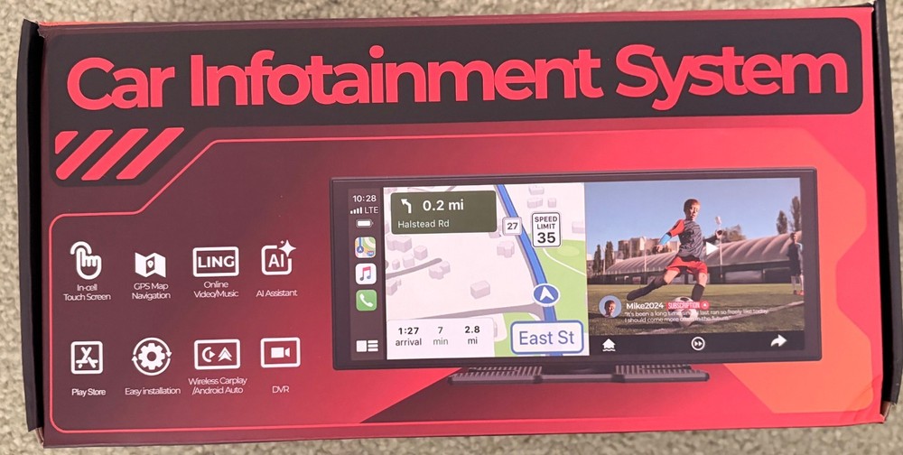 11" Infotainment w/Backup Camera, GPS, Streaming Video | Carplay and Android