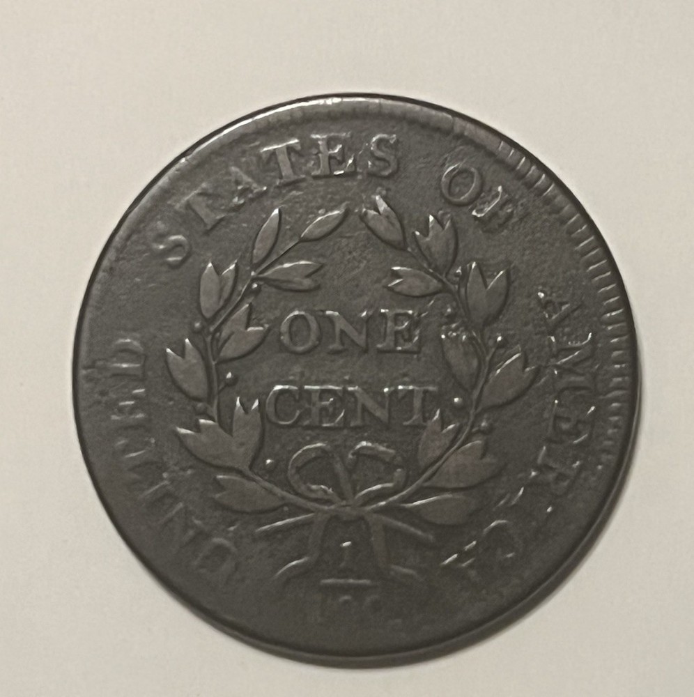 1801 Draped Bust Large cent 1 /0100 corrected fraction , Fine