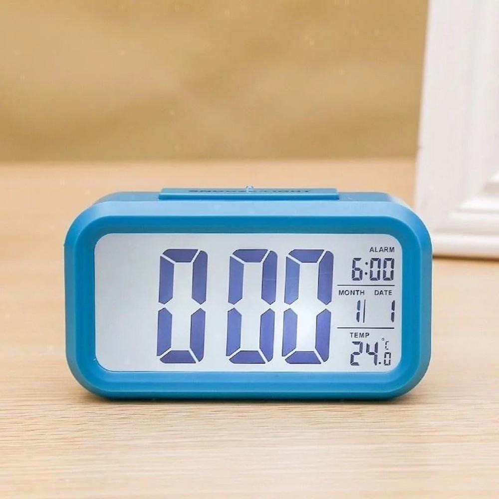 Digital Alarm Clock Compact Design Essential Bedside Addition For Gentle Wake-Up