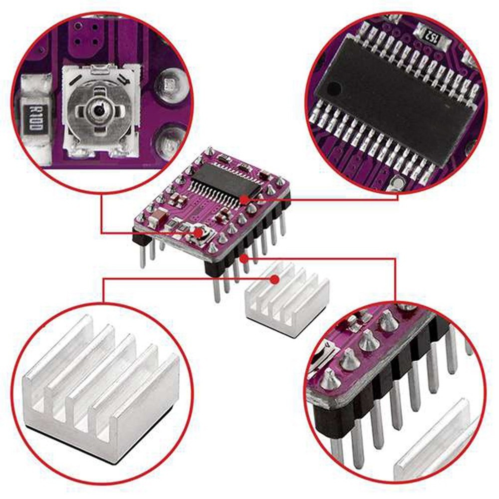 5pcs Stepper Motor Driver Board StepStick DRV8825 Stepper Driver - Control6549
