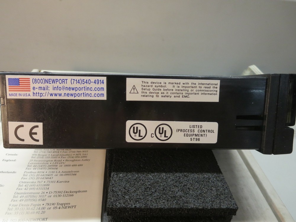 Newport, INFCP-100A/E, Process Meter, 230 V, 6 W, New Open Box