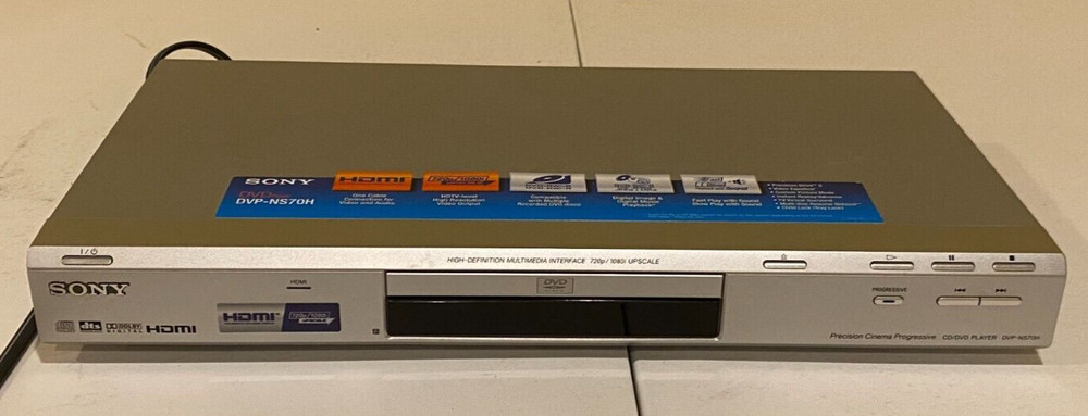 Sony DVP-NS70H High Definition Multimedia Interface CD/DVD Player With MANUAL