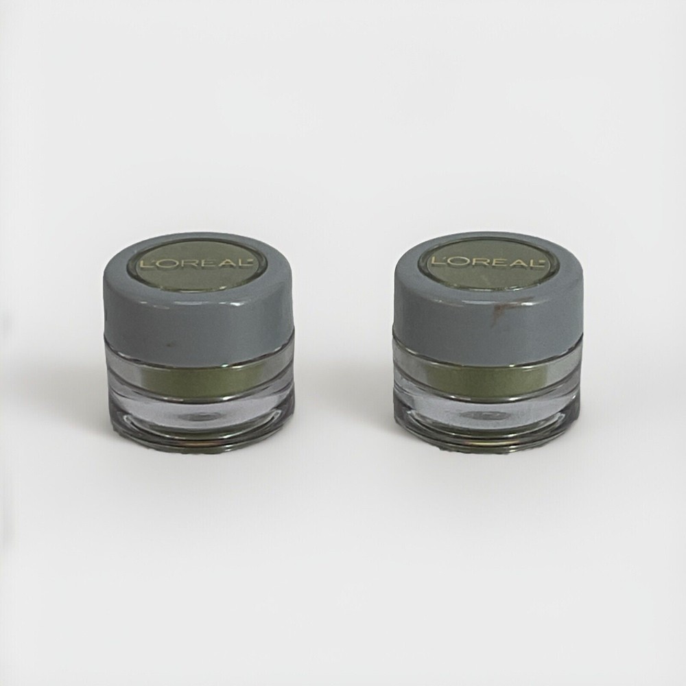 2 PACK L'Oreal On-The-Loose All Over Highlighter Metallic Jade Shade 0.07oz x2