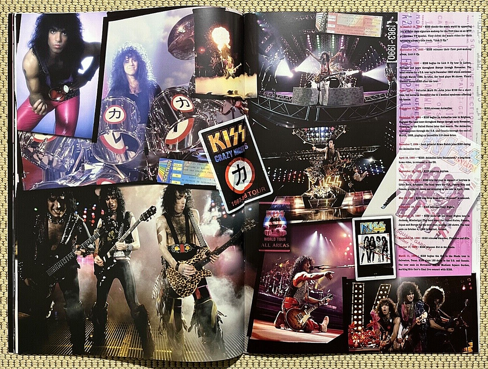 KISS Monster MonsterTour 2013 Tour book Program Kruise Ad Discography Demon Gene