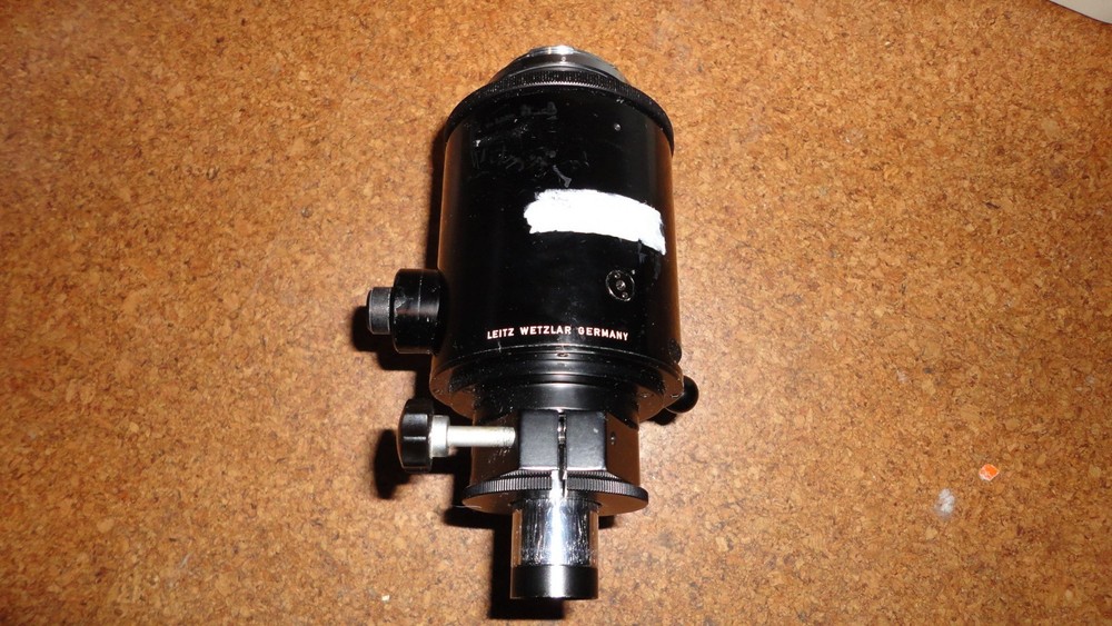 Leitz Wetzlar camera Microscope Adapter W/ viewer