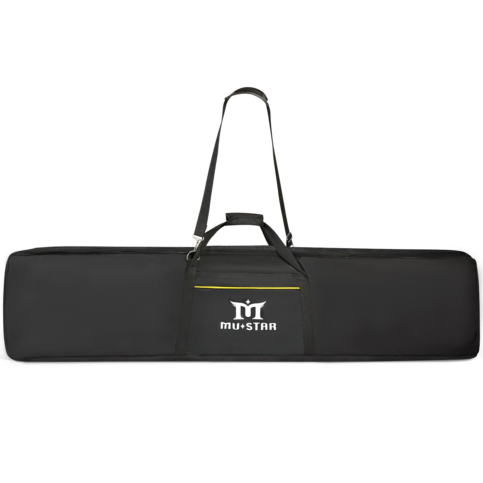 MUSTAR Black 88-Keys Full Size Semi-Weighted Digital Piano Keyboards with Pedal