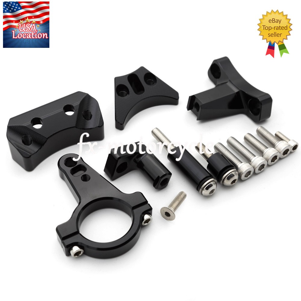 For Kawasaki Ninja 400 2018-2025 Steering Damper Stabilizer & Bracket Mount Kit