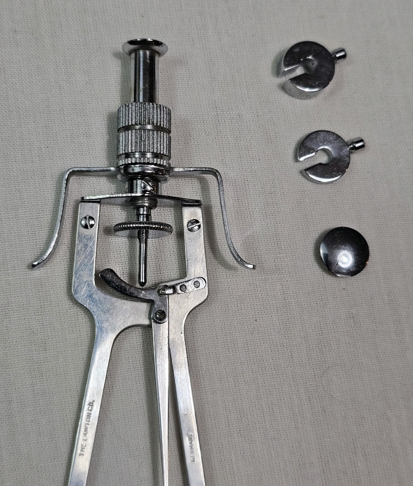 Vintage Mid-Century Schioetz Tonometer Medical Ophthalmology Tool Germany