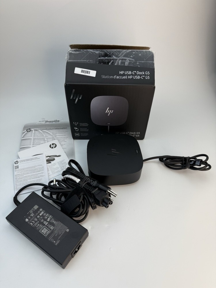 HP USB-C G5 Essential Black Dock - 784Q9AA