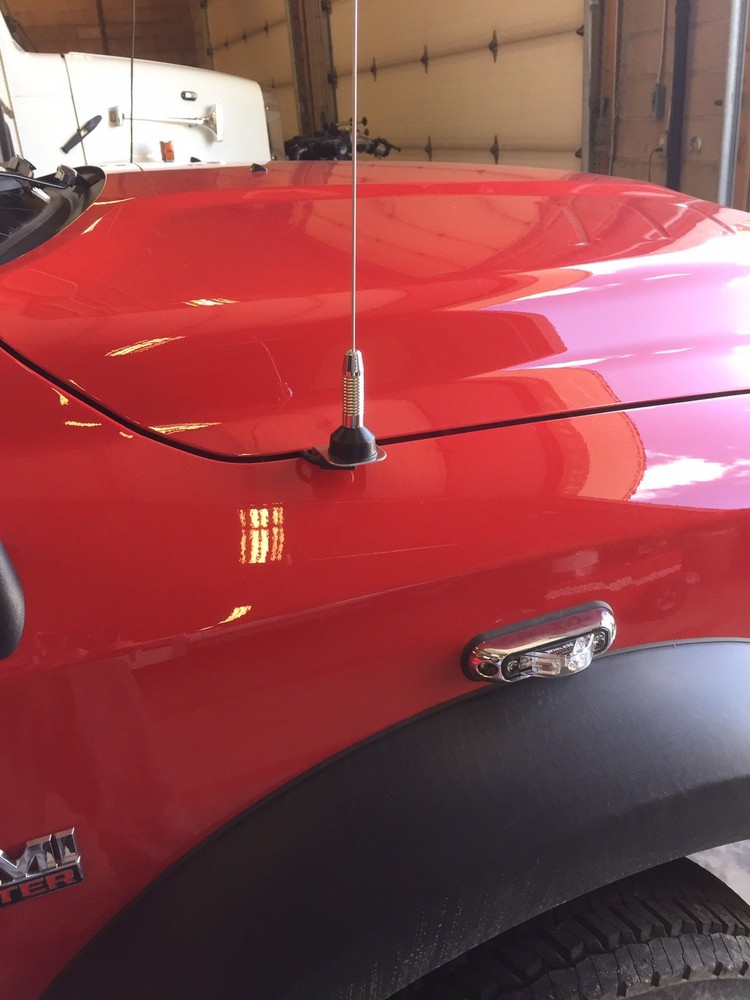 Dodge Ram Antenna Bracket 2010-2018 - 2011 2012 2013 2014 2015 2016 2017 NMO