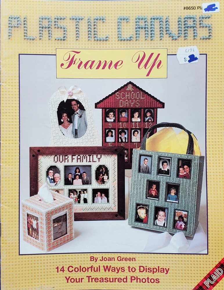 Frame Up Picture Frames Plastic Canvas Patterns By Plaid