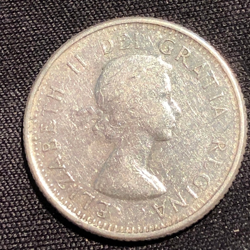 1962 Canada 10 Cent Proof Like Silver Coin - XF (Extra Fine) condition