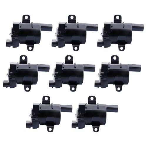 8Pcs Ignition Plug Coil Pack Compatible with Chevy/GMC 1999-2007