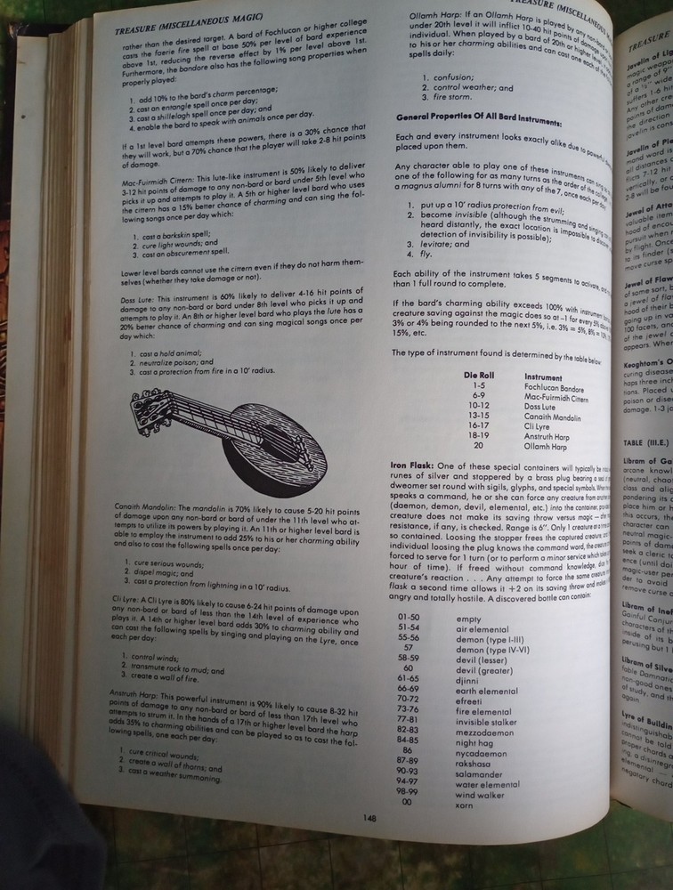 Advanced Dungeons & Dragons Dungeon Masters Guide Revised Edition Dec 1979 TSR