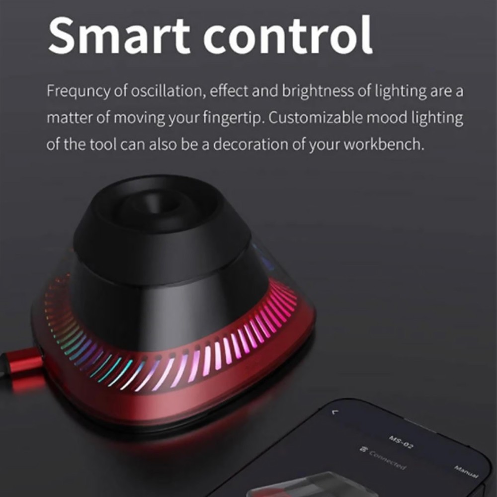 Vibrating Paint Mixer Tool Oscillating Stirrer with Silicone Mat for Modeling