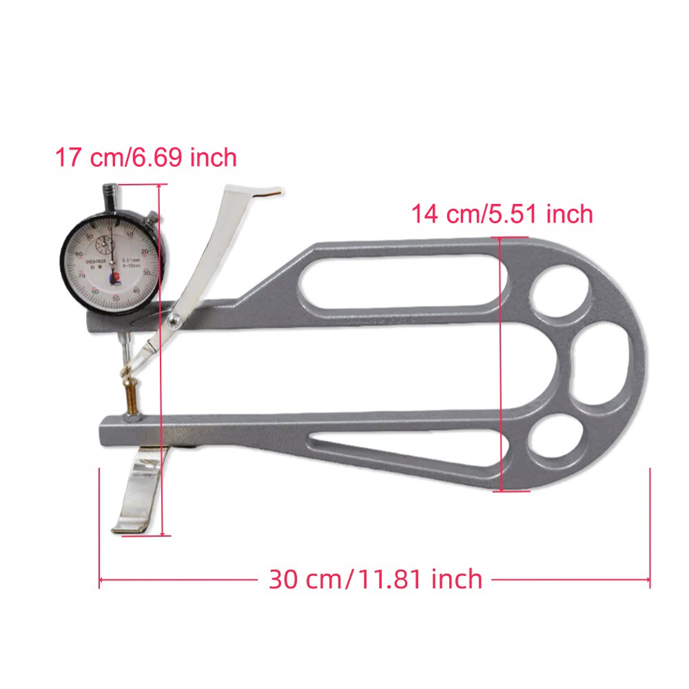 Violin/Viola Thickness Gauge Measuring Tool Dial Indicator Violin Caliper Tools