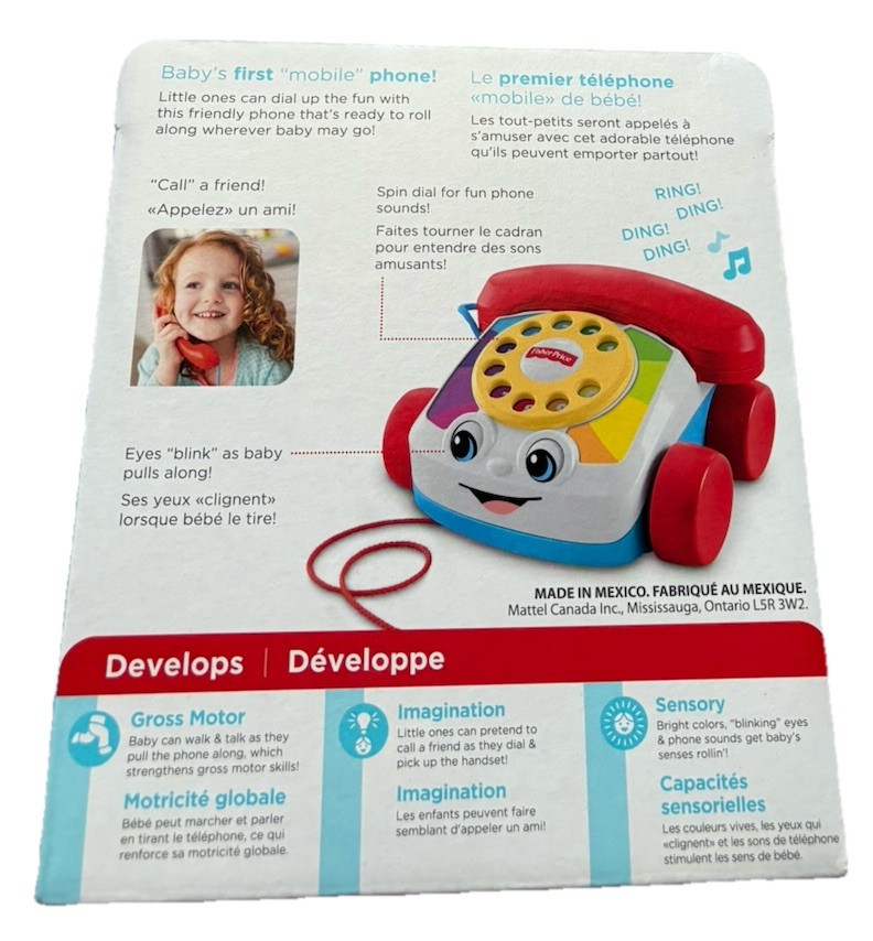 Fisher-Price Chatter Play Telephone Pull-Along 12m+