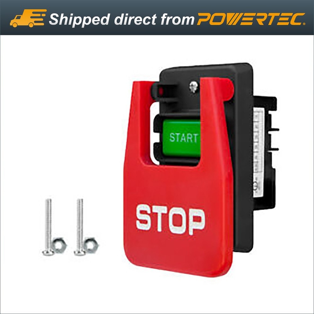 POWERTEC 110/220V Paddle Switch with Screws Installation Hardware Kit (71651)