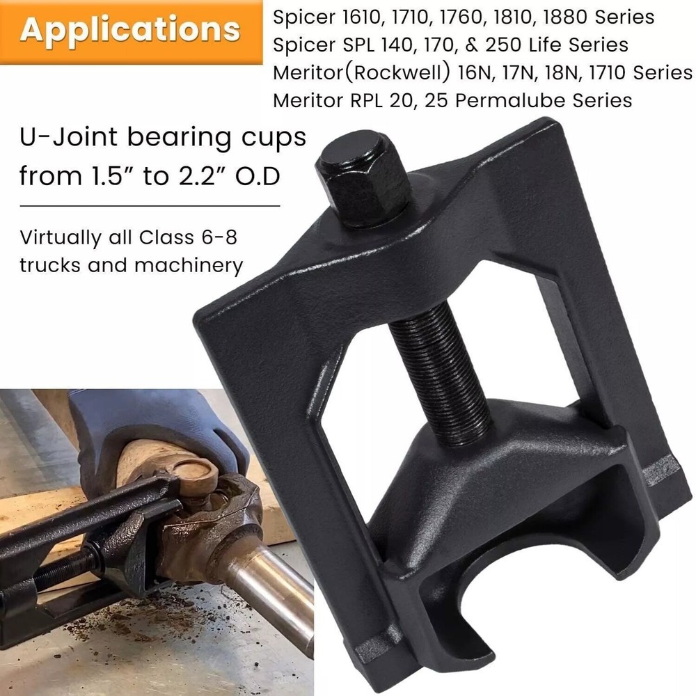 U Joint Pullers Heavy Duty (Class 6-8)10102 Universal Heavy Duty U-joint Puller