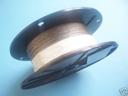 304 Stainless Steel Cable 1/16", 7x7: 50 to 5000 ft