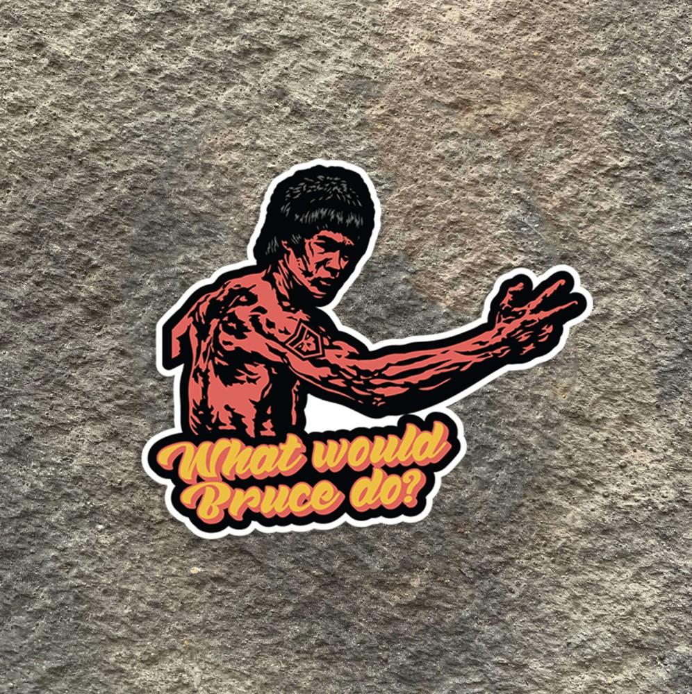 What Would Bruce Do Vinyl Decal