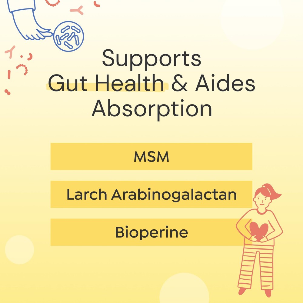 Vitamin Supplement Nutritional Support No Added Sugars or Artificial Ingredients