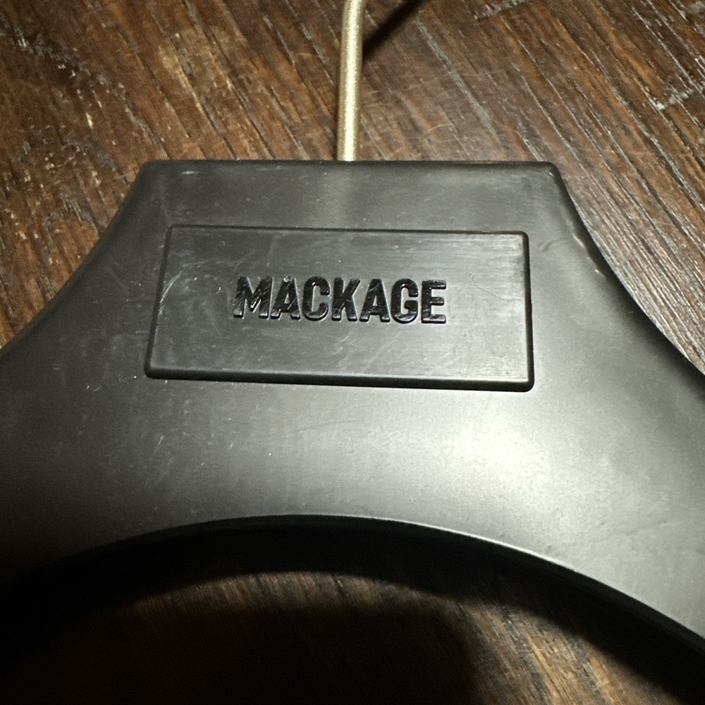 Mackage Black Hanger Plastic