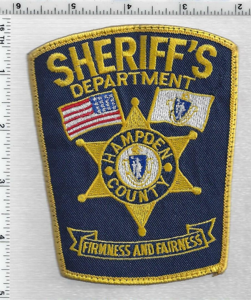 Hampden County Sheriff (Massachusetts) 3rd Issue Uniform Take-Off Shoulder Patch