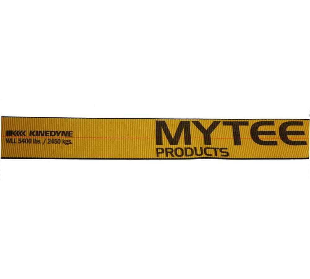 (4 Pack) Kinedyne 4" x 30' Winch Strap with Flat Hook - Blue