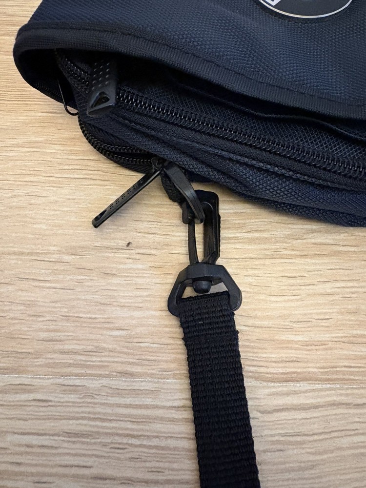 BMW logo Shoulder Bag / multi pocket.adjustable strap.