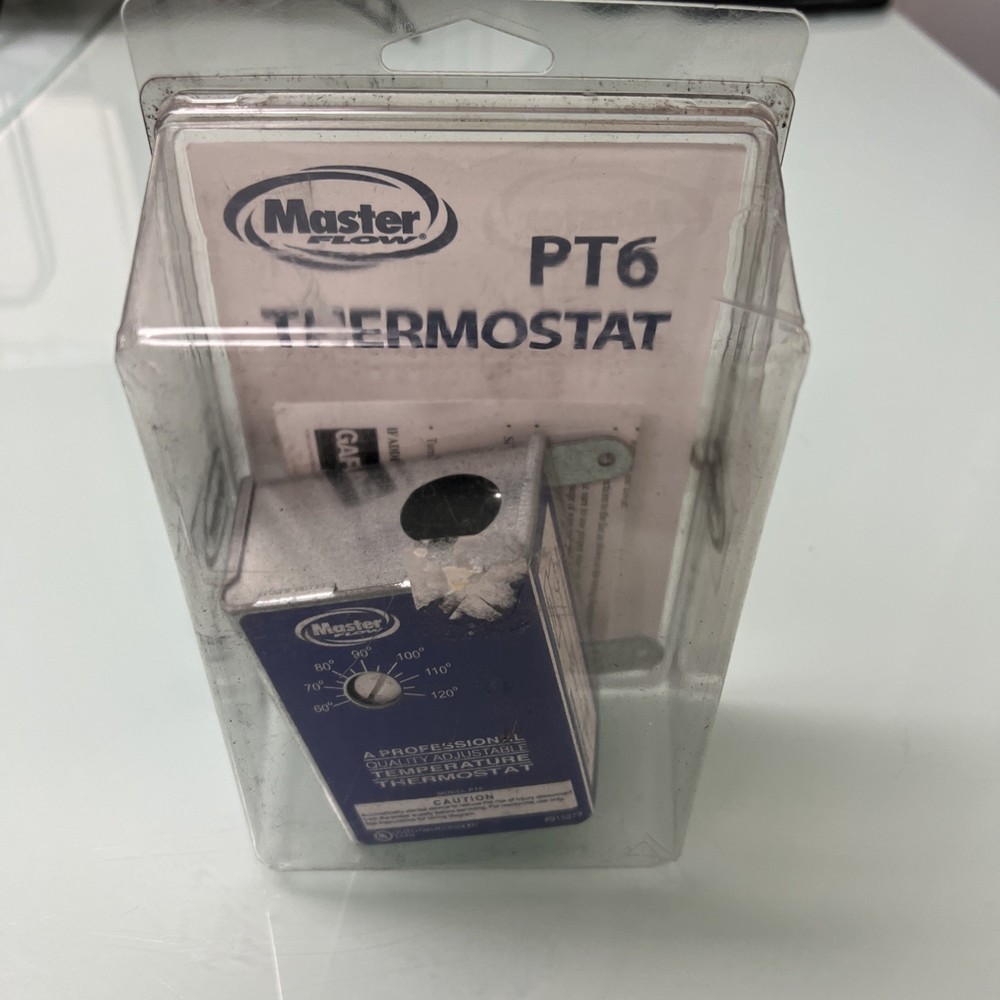 Master Flow PT6 Universal Manually Adjustable Thermostat for Power Vents