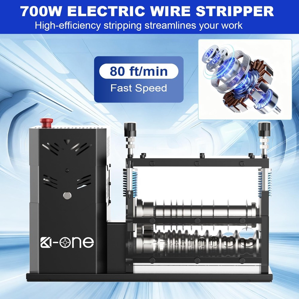 Automatic Wire Stripper Machine, Copper Stripping Black