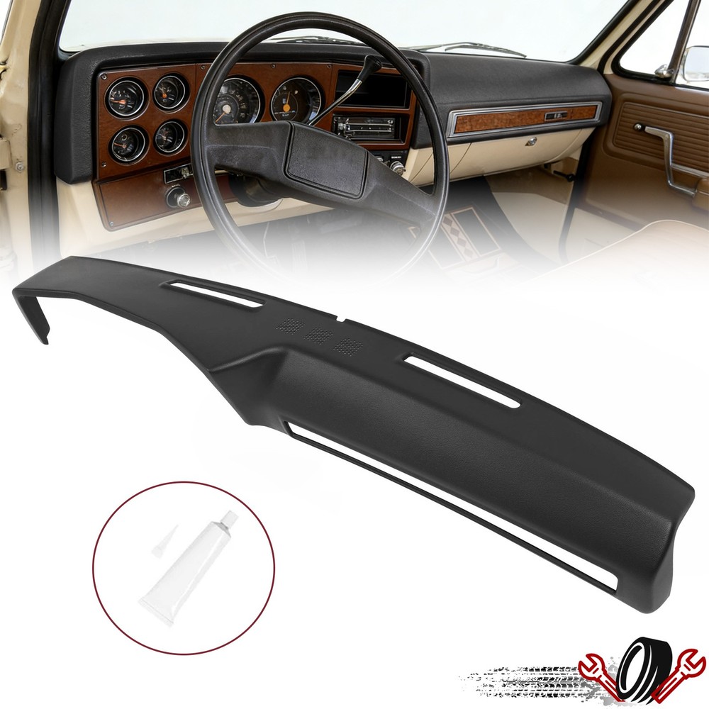 Dashboard Dash Cover Cap For 1973-1980 Chevy C10 Suburban GMC C1500 Trucks ABS