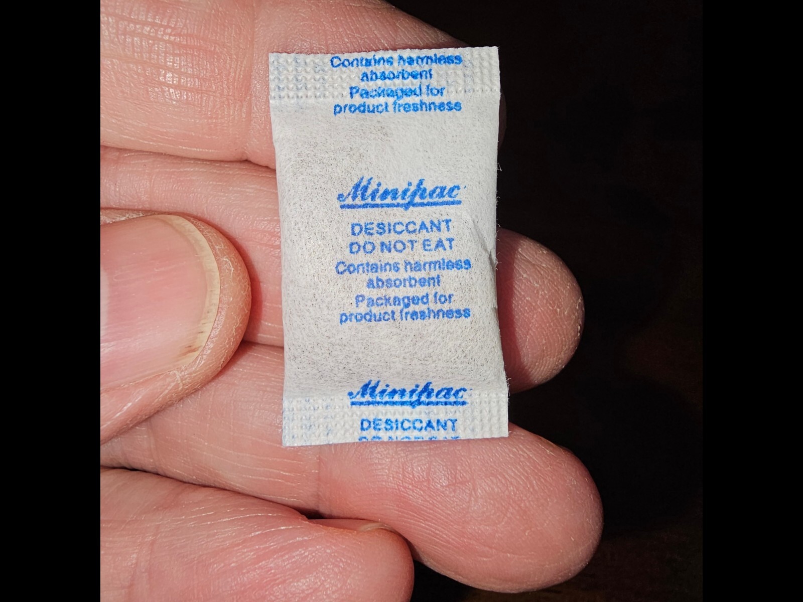 5 Packet Silica Desiccant Zero Tolerance Chris Reeve Rick Hinderer knife collect