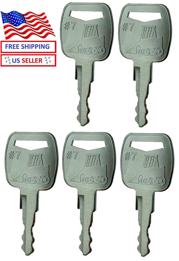 (5) Skytrak 8035807 Ignition Key (APK75) 5119S