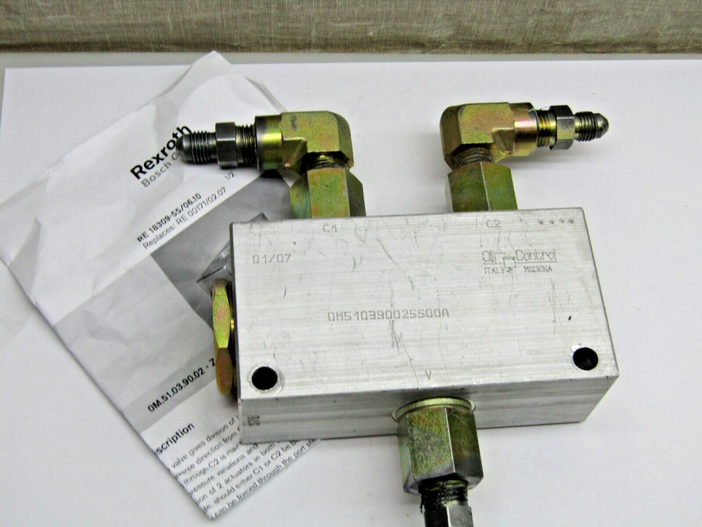 Bosch Rexroth Oil Control Flow Divider OM510390025500A