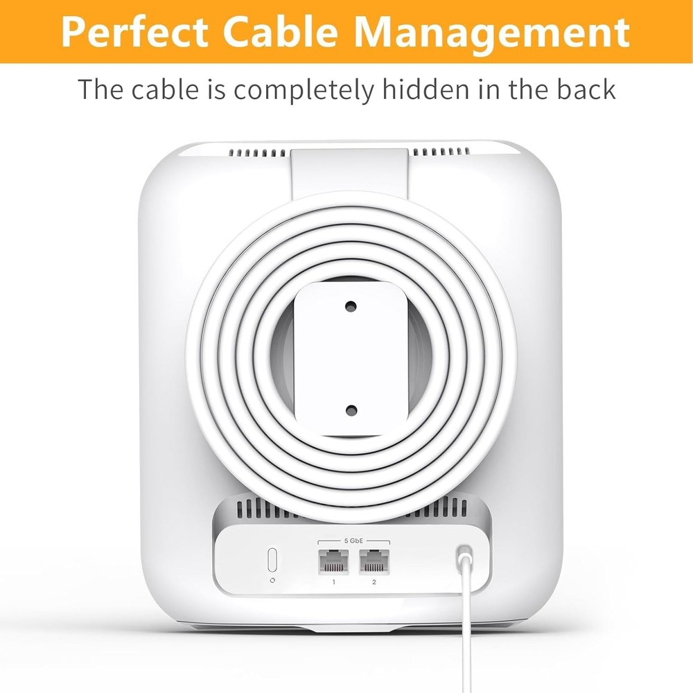 eero Pro 7 Wall Bracket - Space-Saving Mount for Mesh System