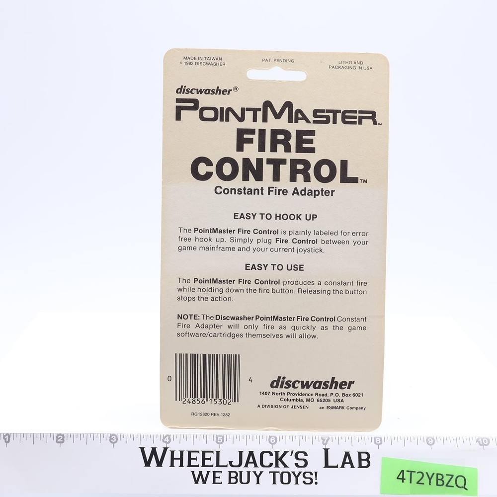 PointMaster Fire Control Constant Fire Adapter ATARI 2600 SEALED NOS 1982