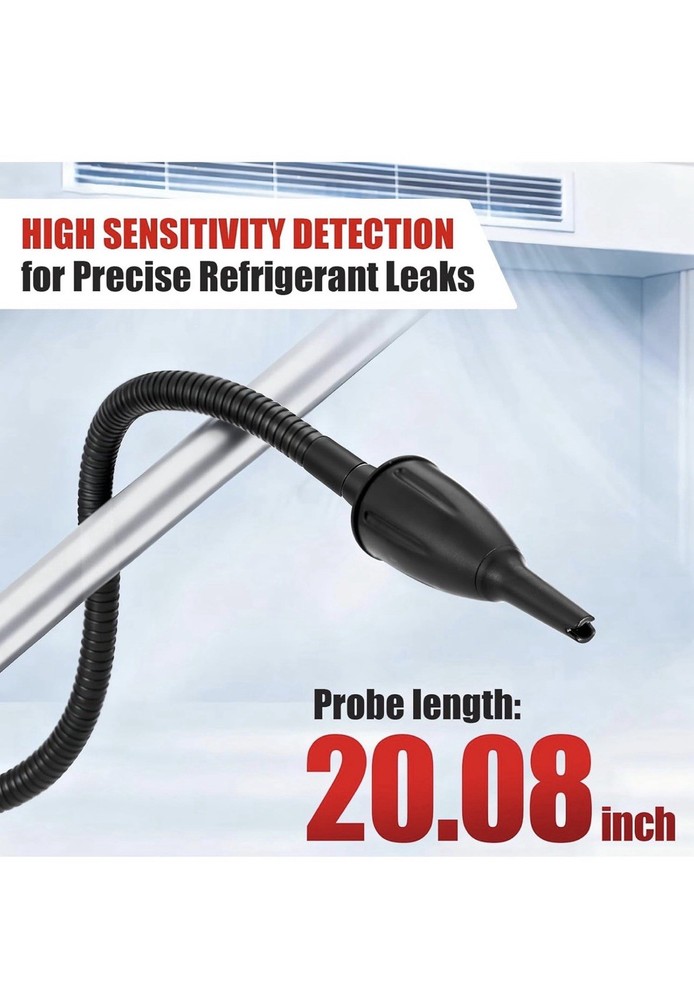 ROGVOG RVD-1 Digital Leak Detector Heated Diode Adjustable Sensitivity for Refr…