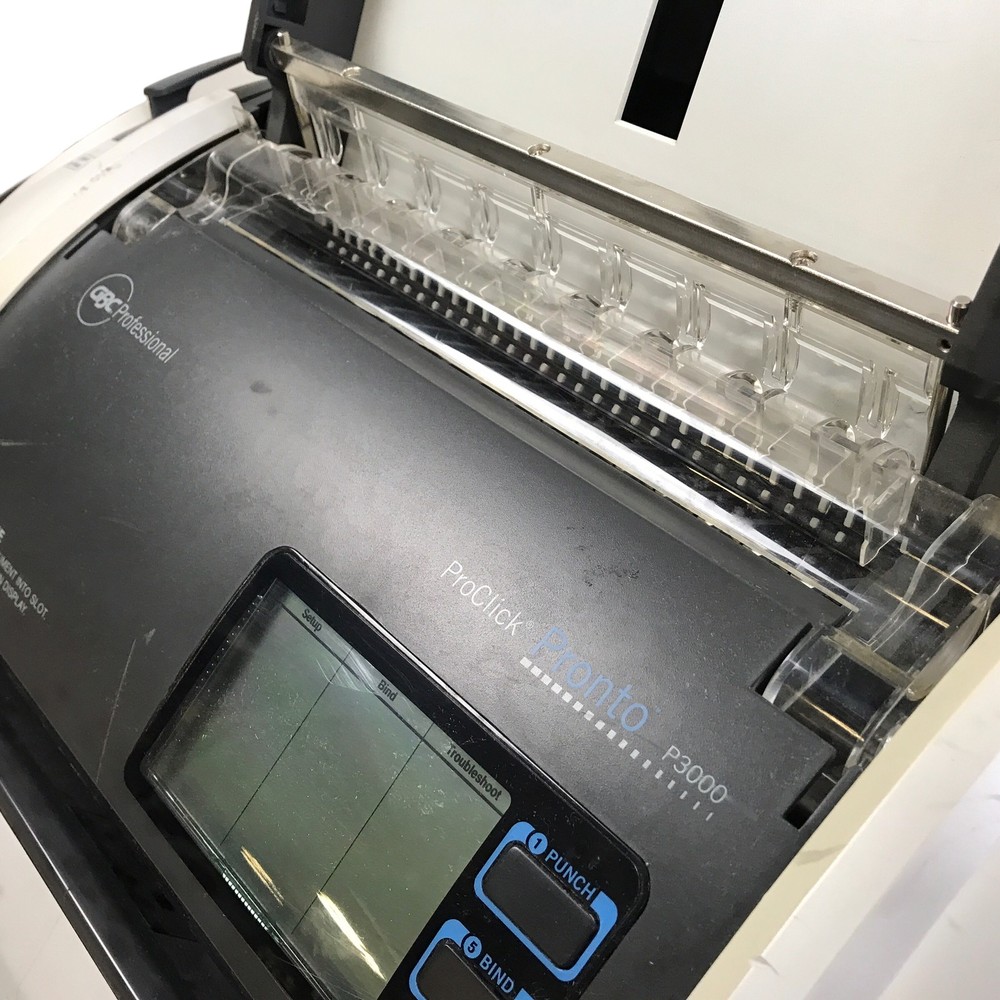 GBC ProClick Pronto P3000 Professional Binding & Punch Machine #U1640