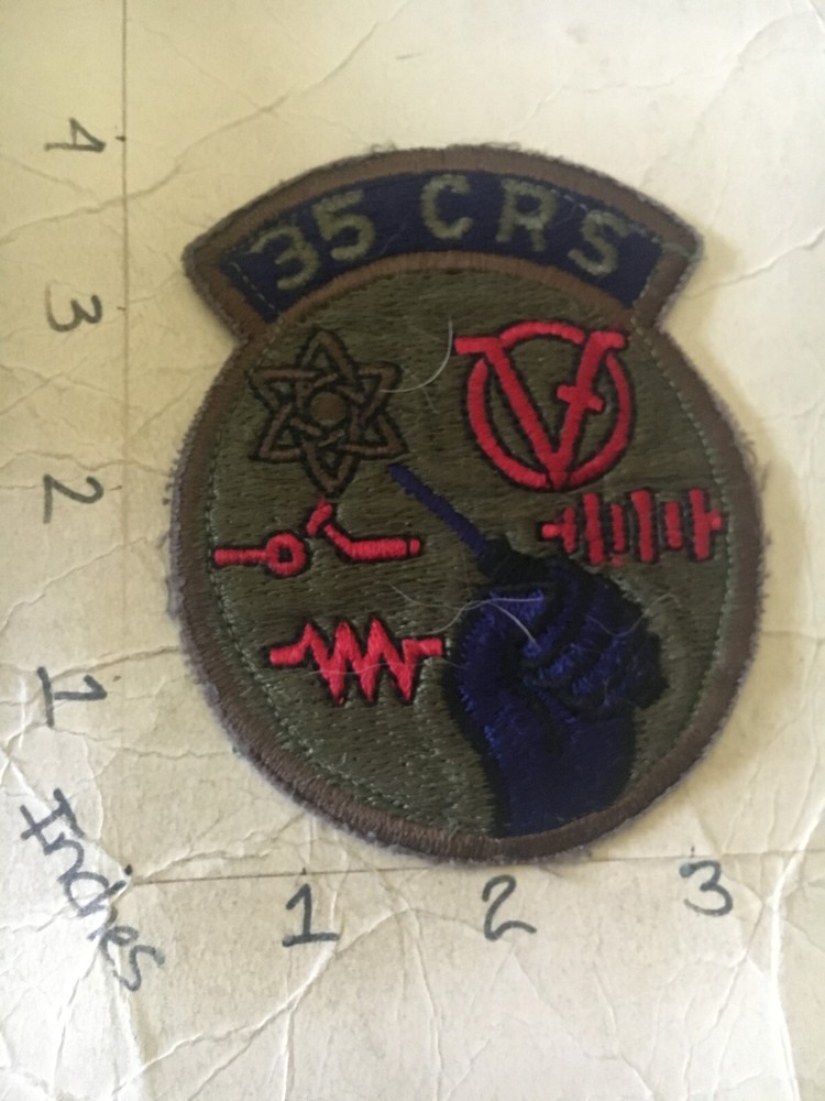 USAF 25th CRS Squadron subdued patch 6/3/25
